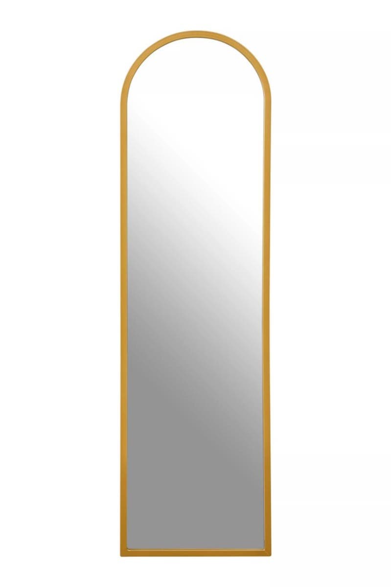 Avento Gold Finish Floor Mirror