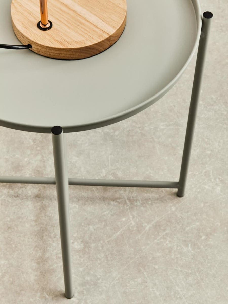 Trosa Grey Iron Side Table