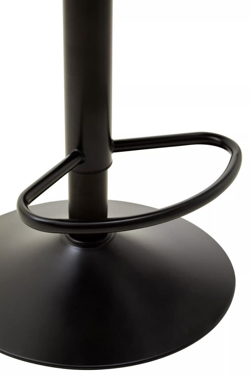 Baina High Back White Leather Effect Bar Chair