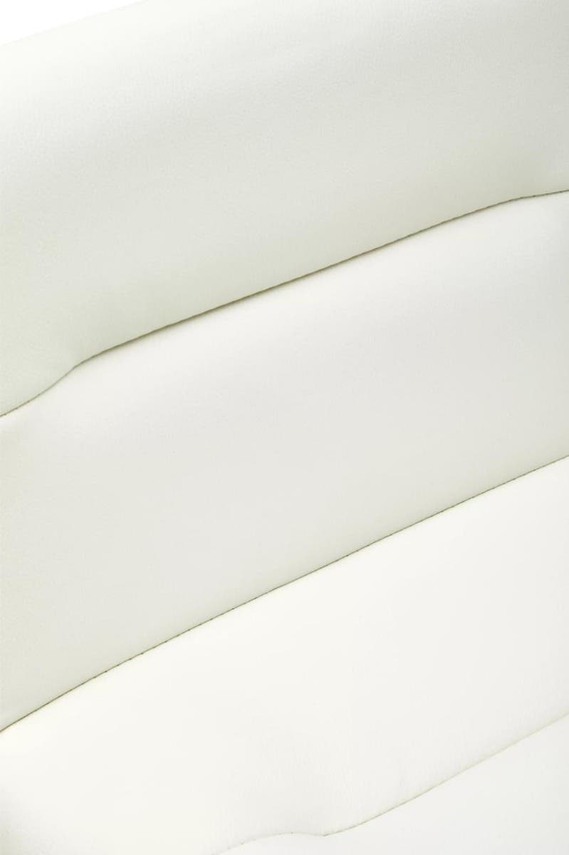 Baina White Leather Effect Bar Stool