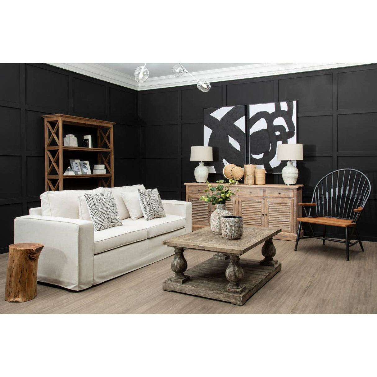 Bandar Natural Wood Bar Stool