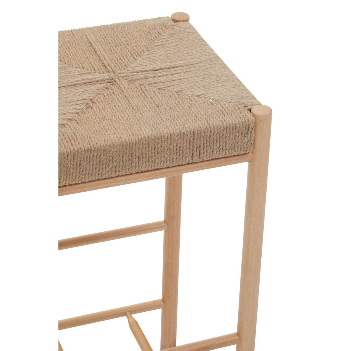 Bandar Natural Wood Bar Stool