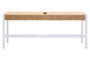 Bandar Large Natural Rope and White Wood Bench