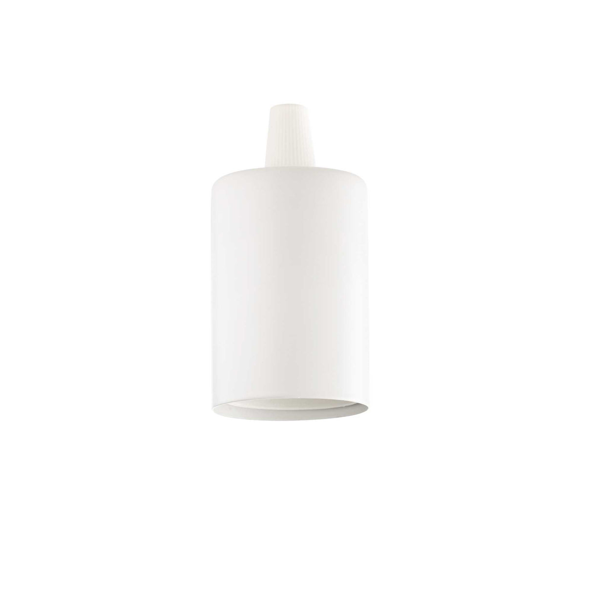 Sleek White E27 Light Socket