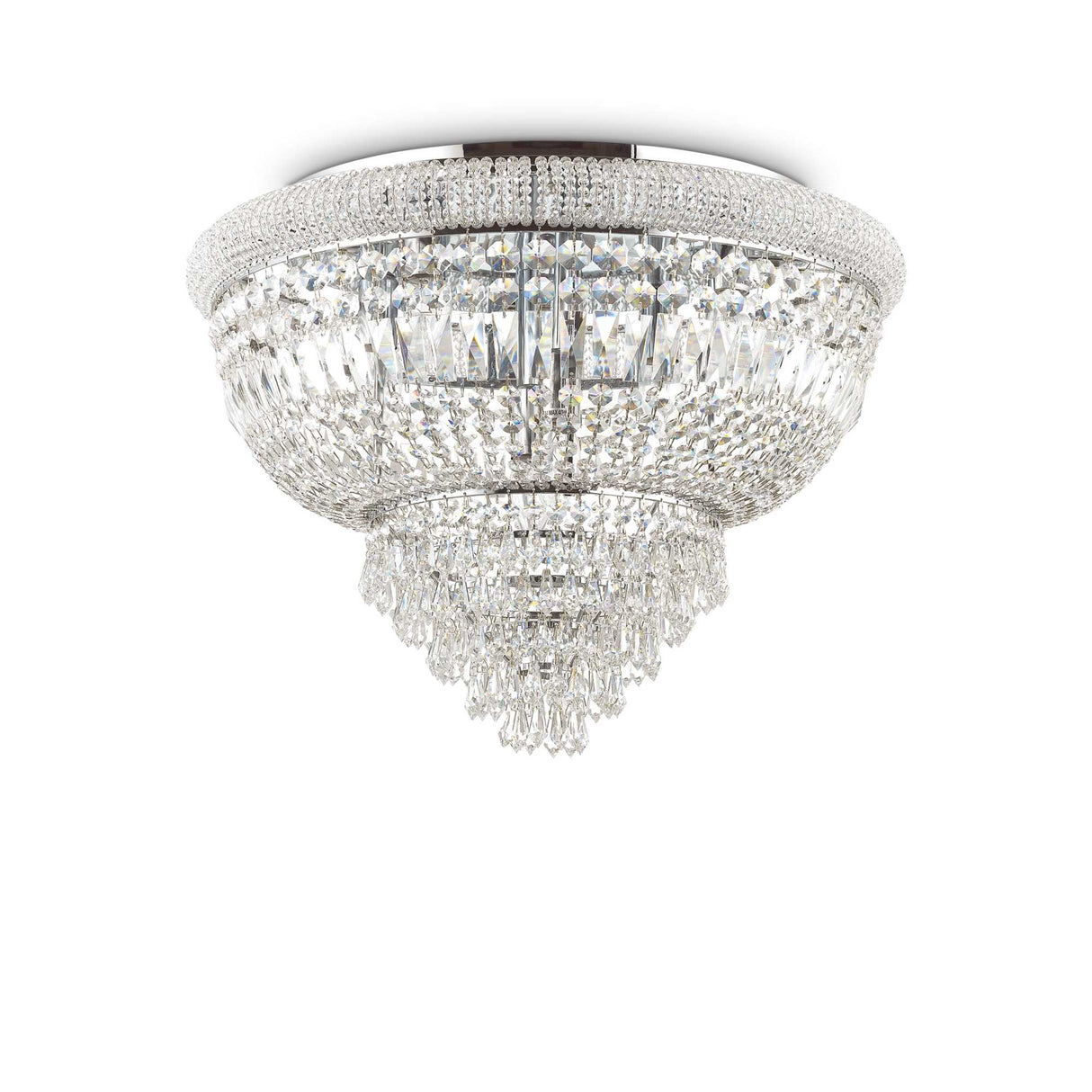 Dubai Chrome 24-Bulb Ceiling Fixture