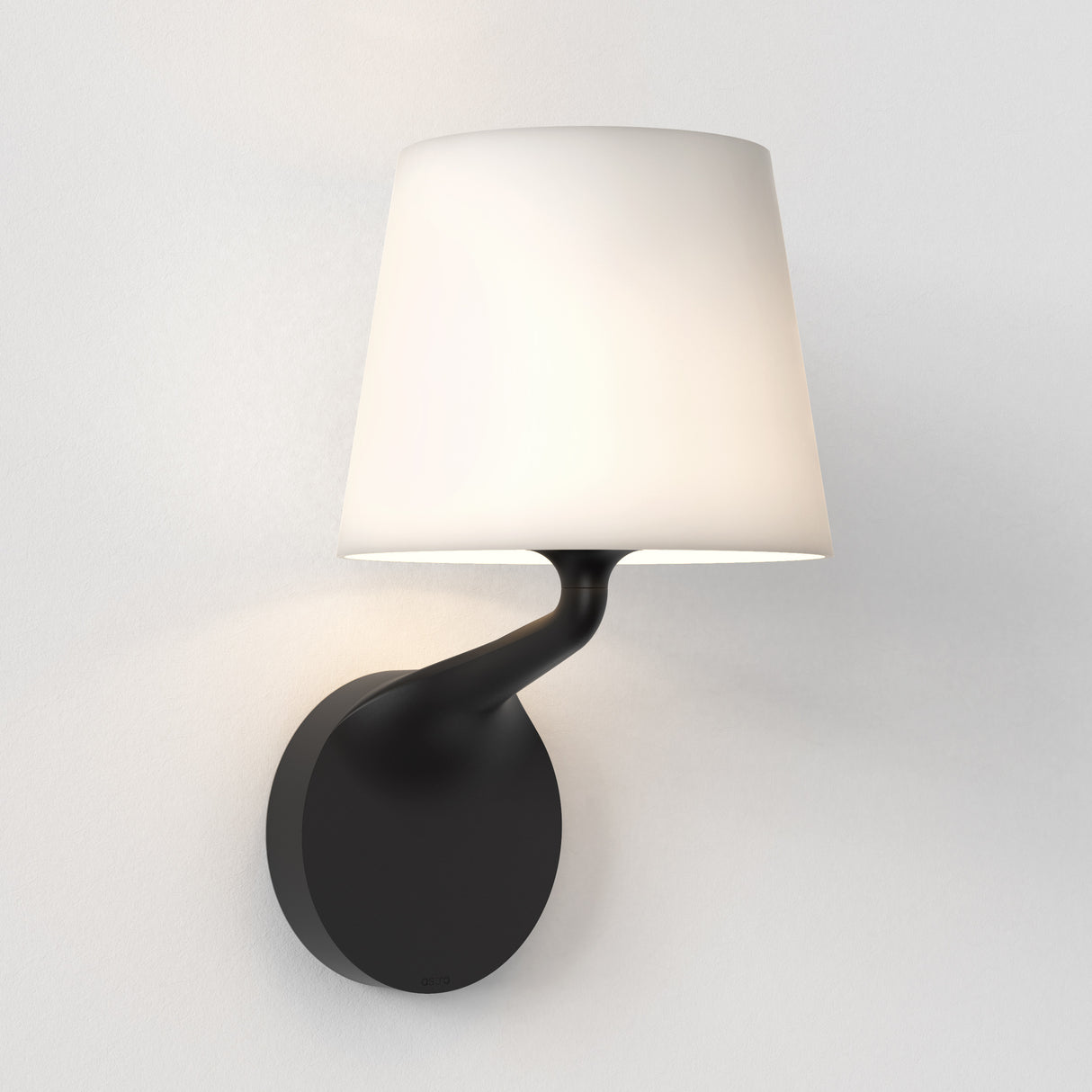Sleek Black Wall Sconce