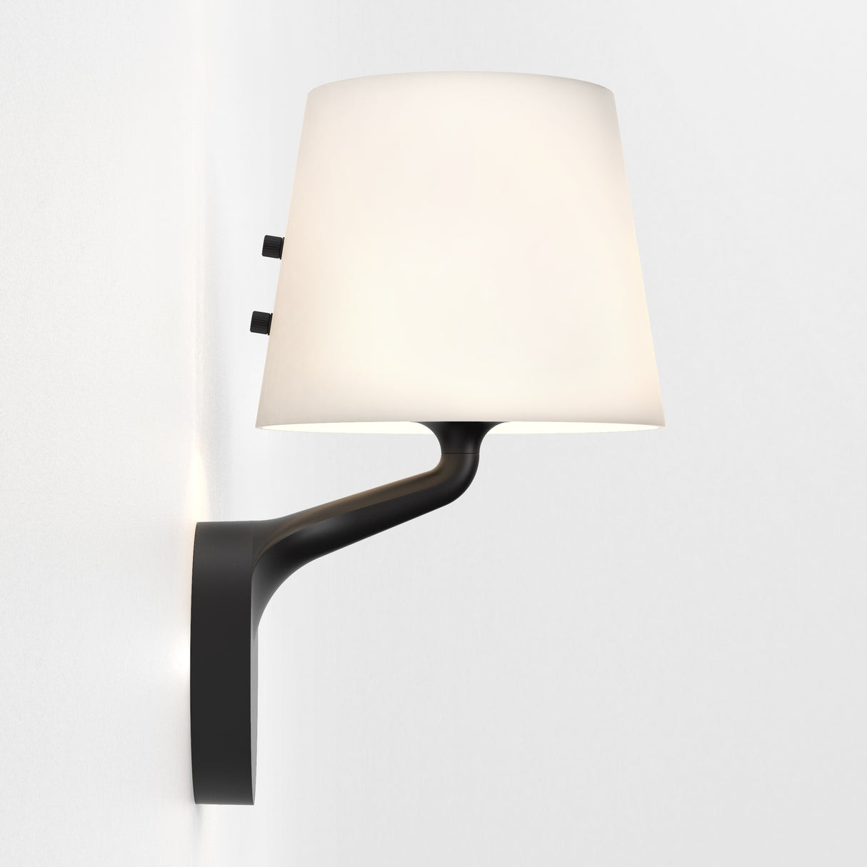 Sleek Black Wall Sconce