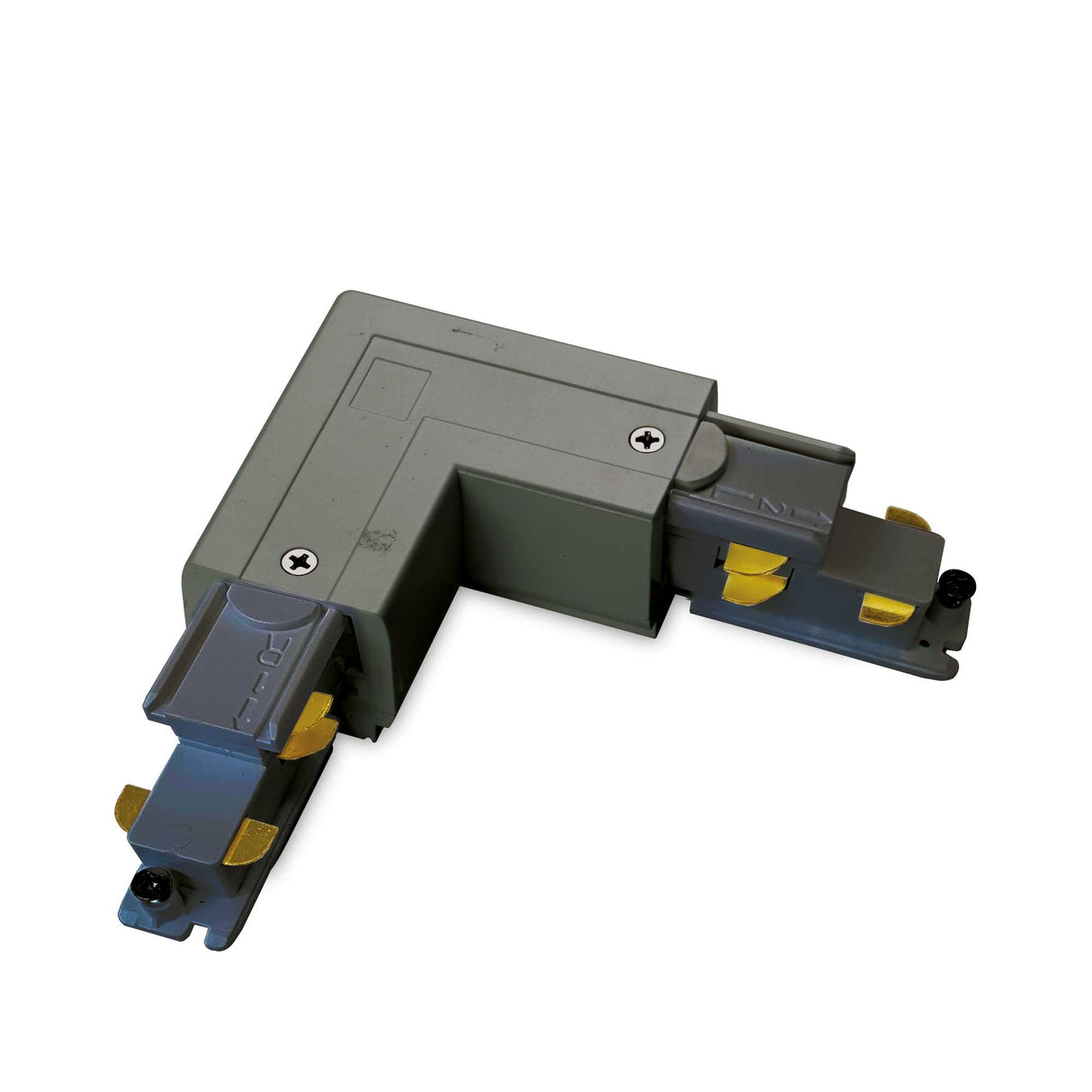 Black Trimless Right-Angle L-Connector for DALI 1-10V Systems