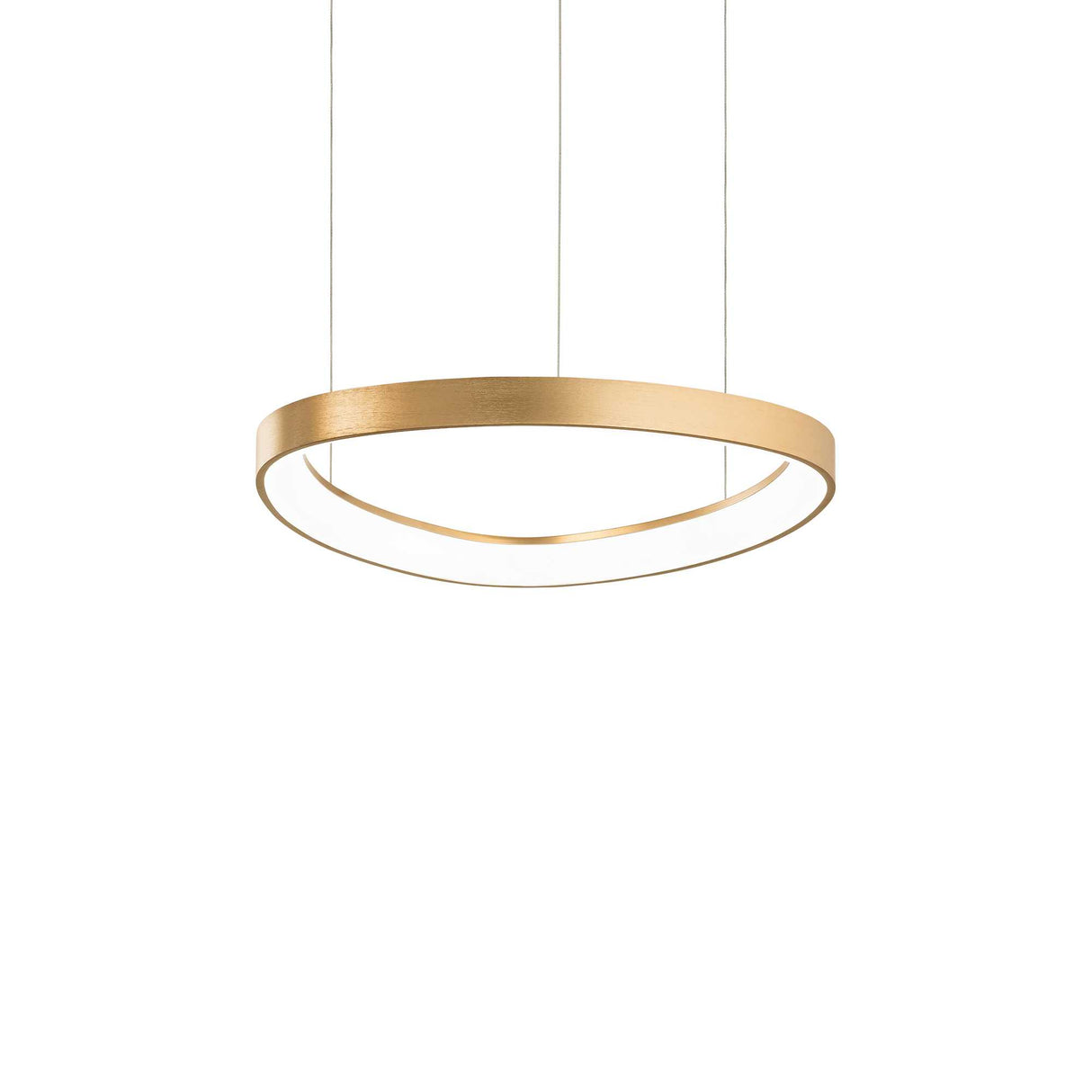 Brass Gemini On-Off Pendant Light Fixture