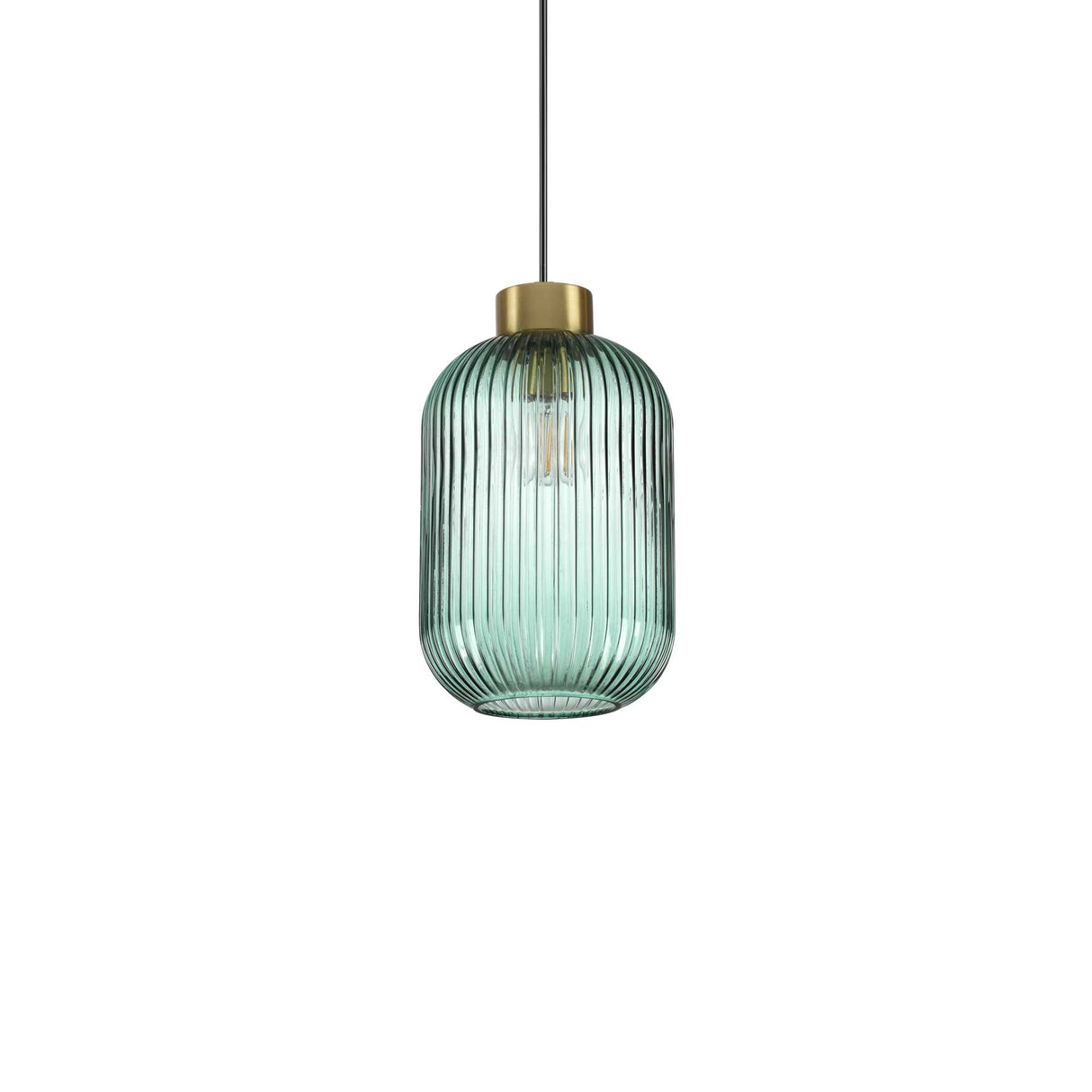 Verde Elegance Single-Bulb Pendant Light