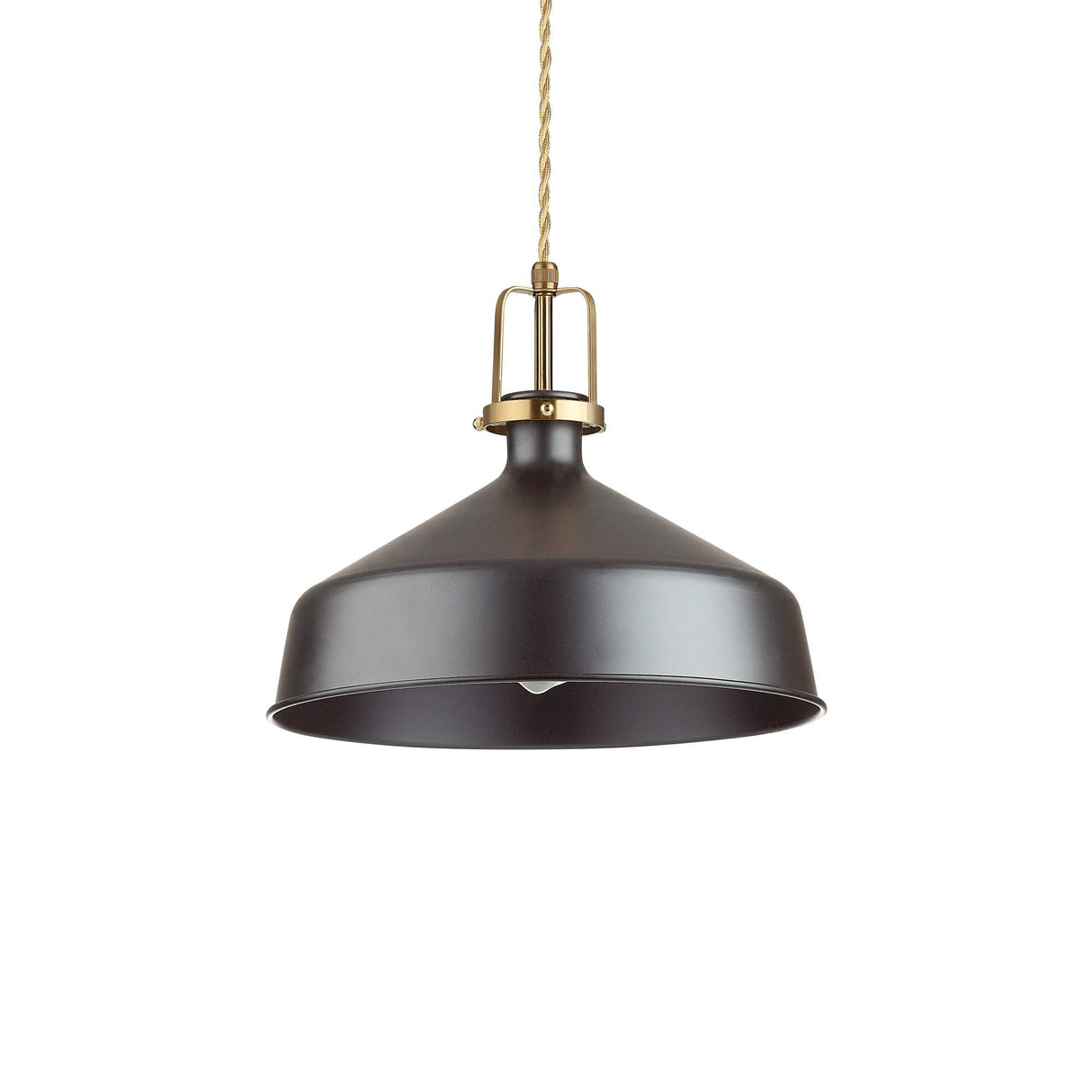 Sleek Black ERIS-1 Single Bulb Pendant Light
