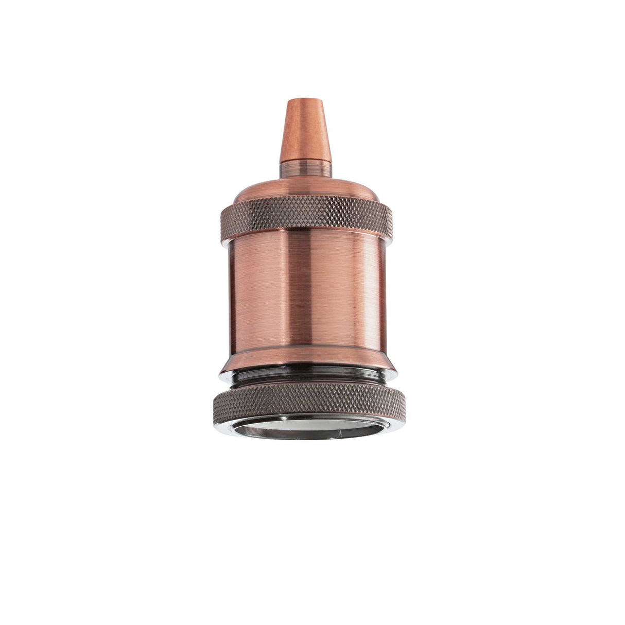E27 Copper Socket with Ring Design