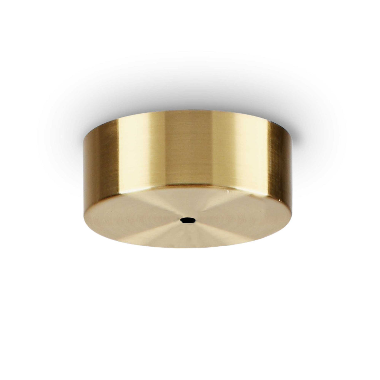 Magnetic One-Light Brass Ceiling Rose