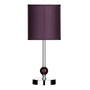 Violet Sphere Acrylic Table Lamp