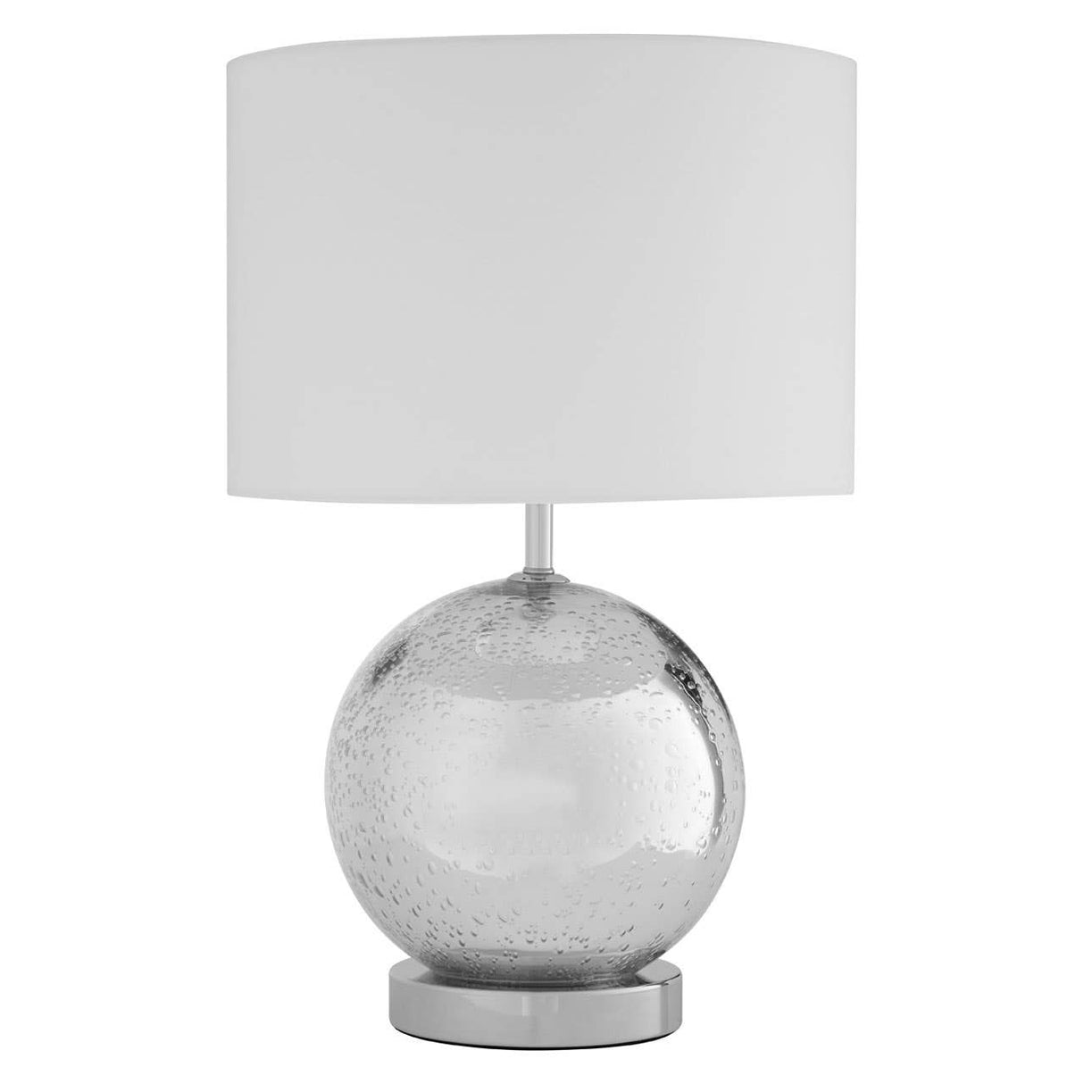 Naomi White Fabric Shade Table Lamp