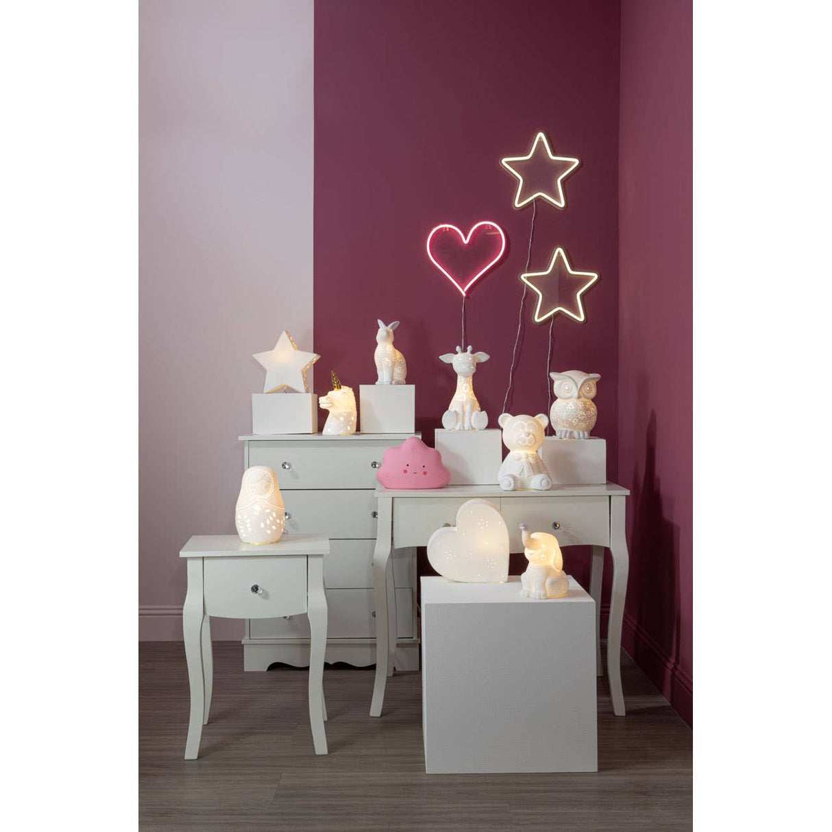 Kids Heart Night Light