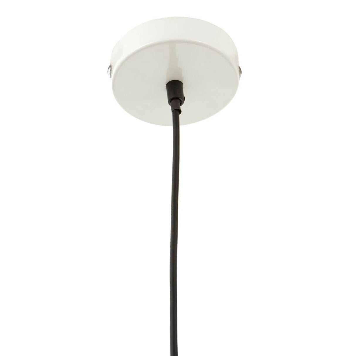 Brant White Metal Pendant Light