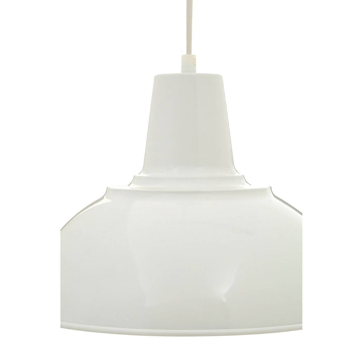 Bryen White Metal Pendant Light