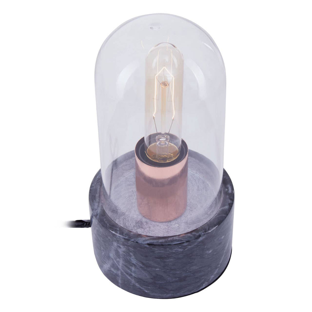 Lamonte Bell Lamp With Black Marble Base