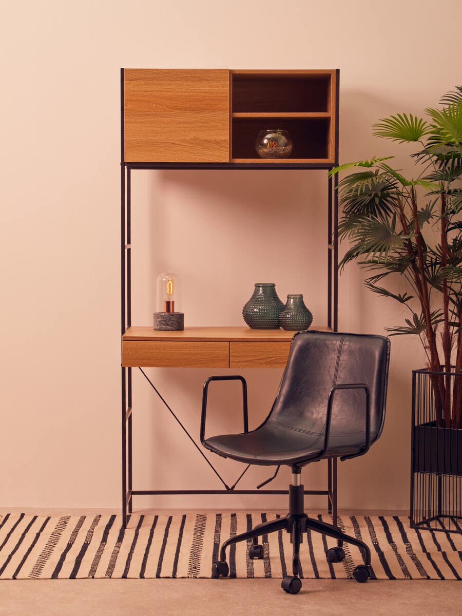 Lamonte Bell Lamp With Black Marble Base