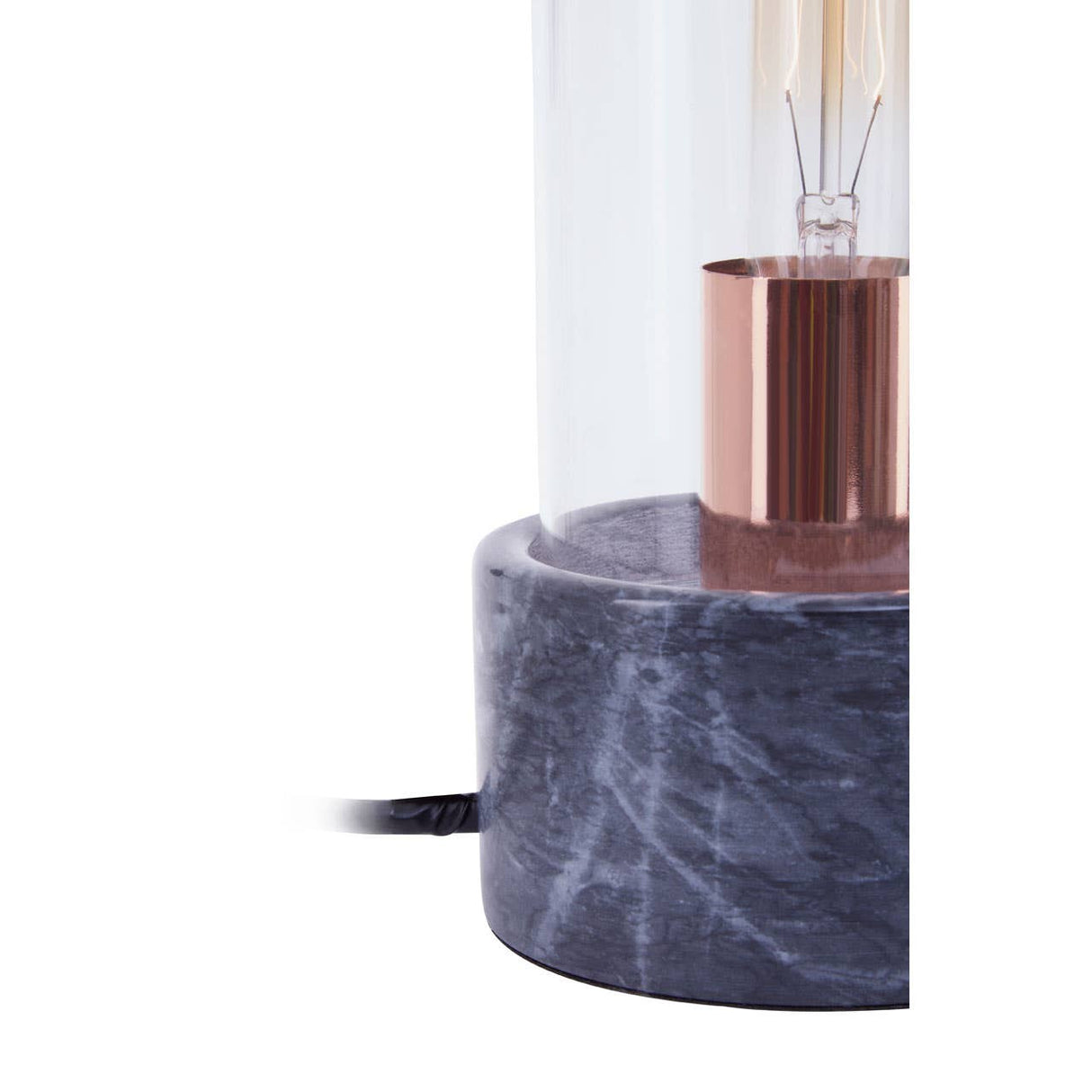 Lamonte Bell Lamp With Black Marble Base