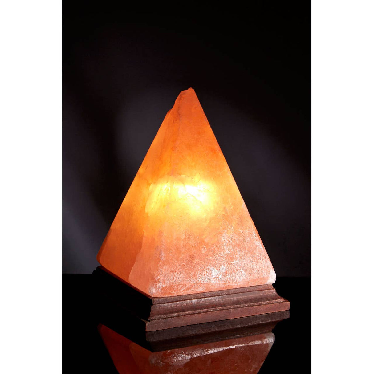 Pyramid Salt Lamp