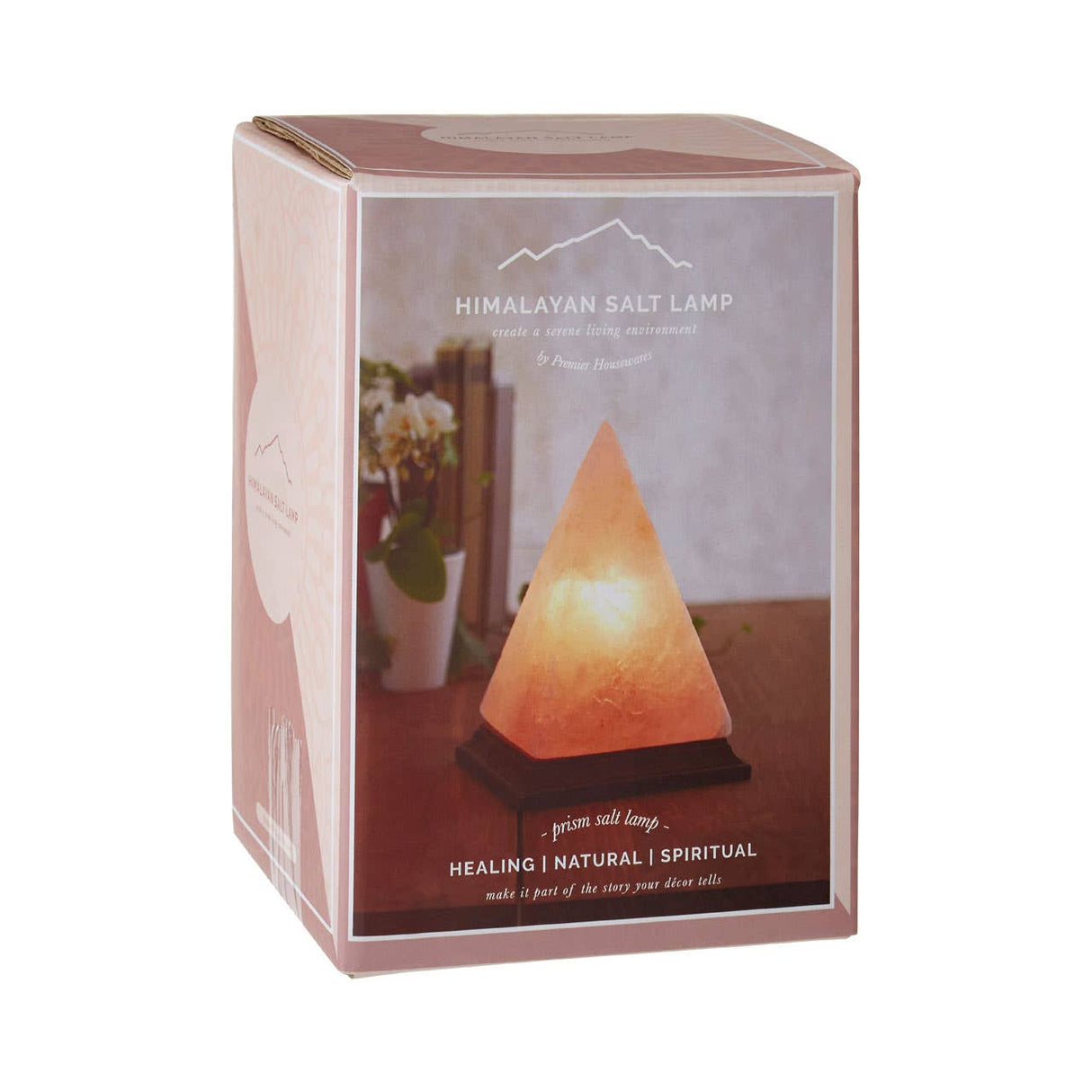 Pyramid Salt Lamp