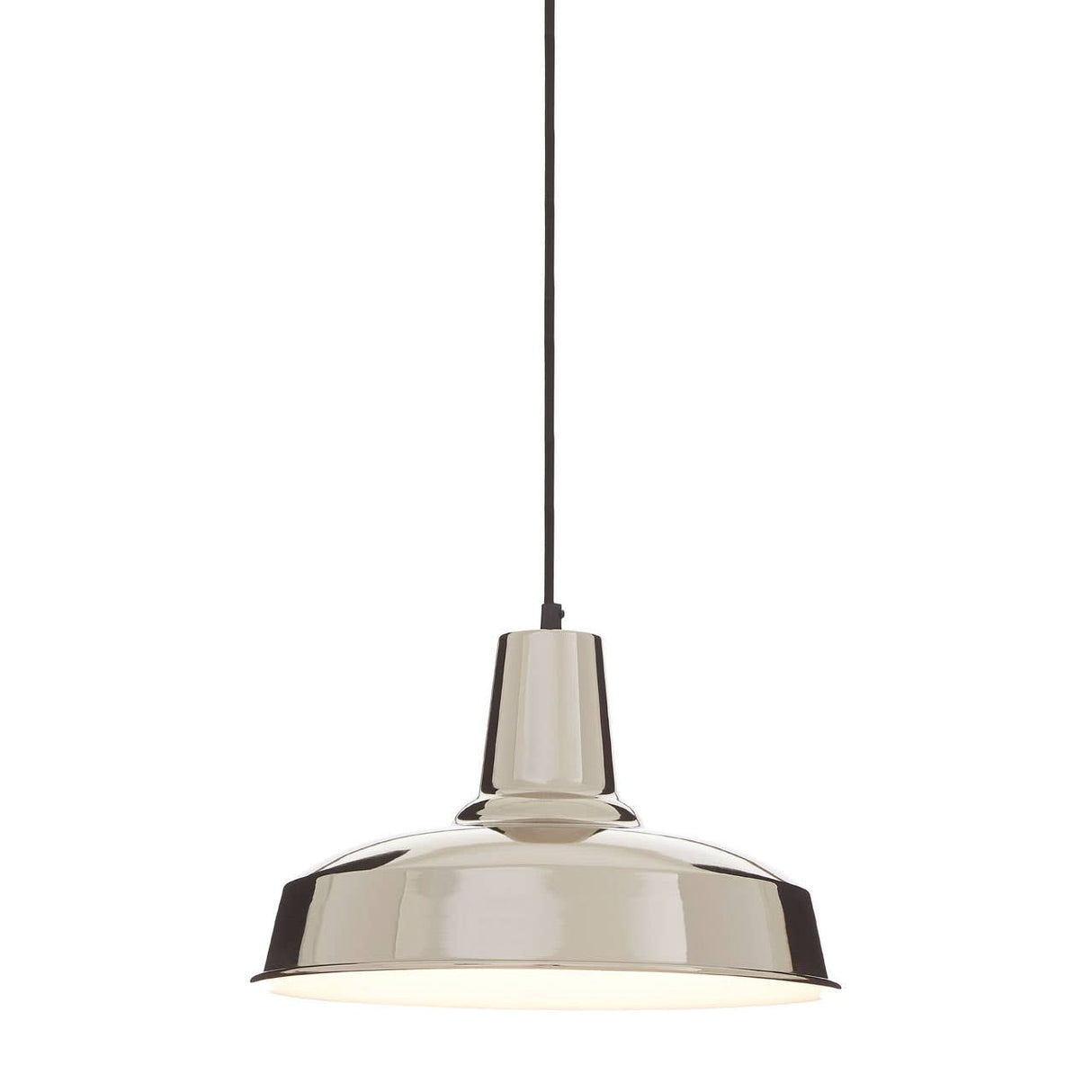 New Foundry Deep Plate Iron Pendant Light
