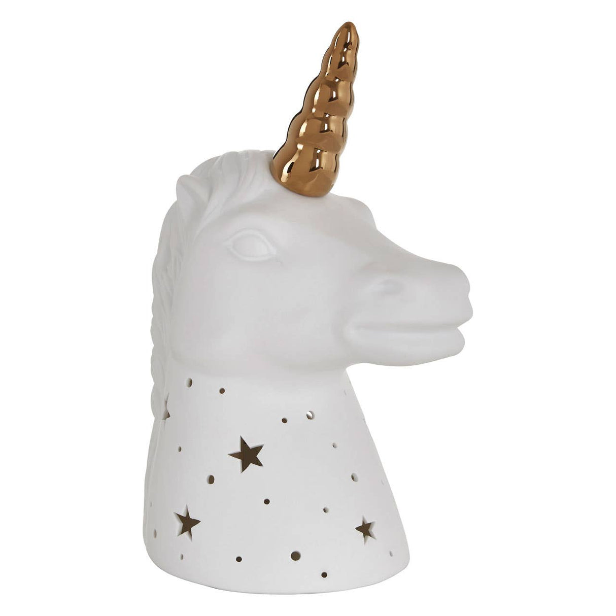 Kids Unicorn With Gold Horn Night Light
