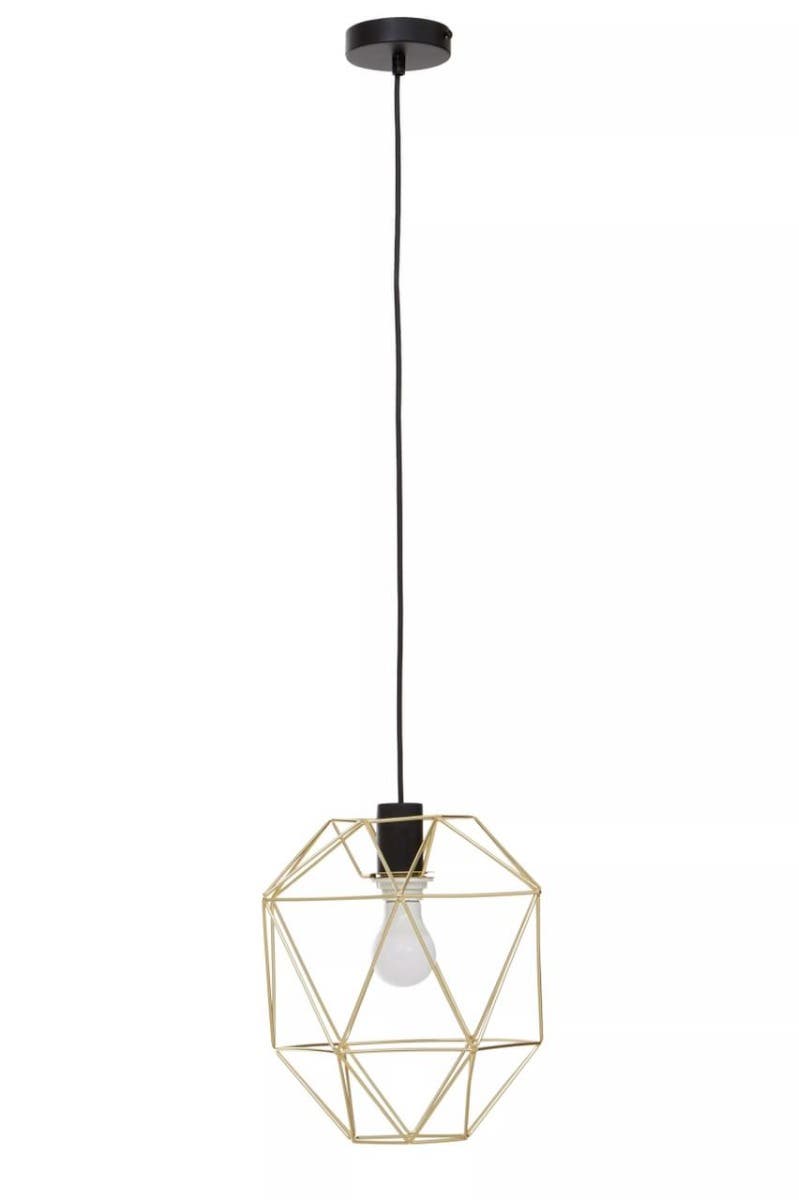 Wyra Champagne Gold Pendant Light