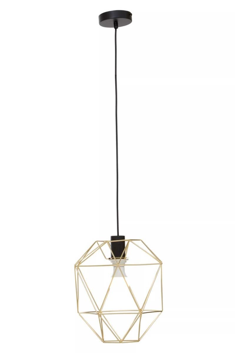 Wyra Champagne Gold Pendant Light