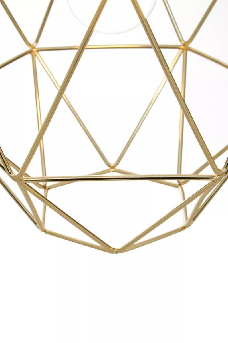 Wyra Champagne Gold Pendant Light