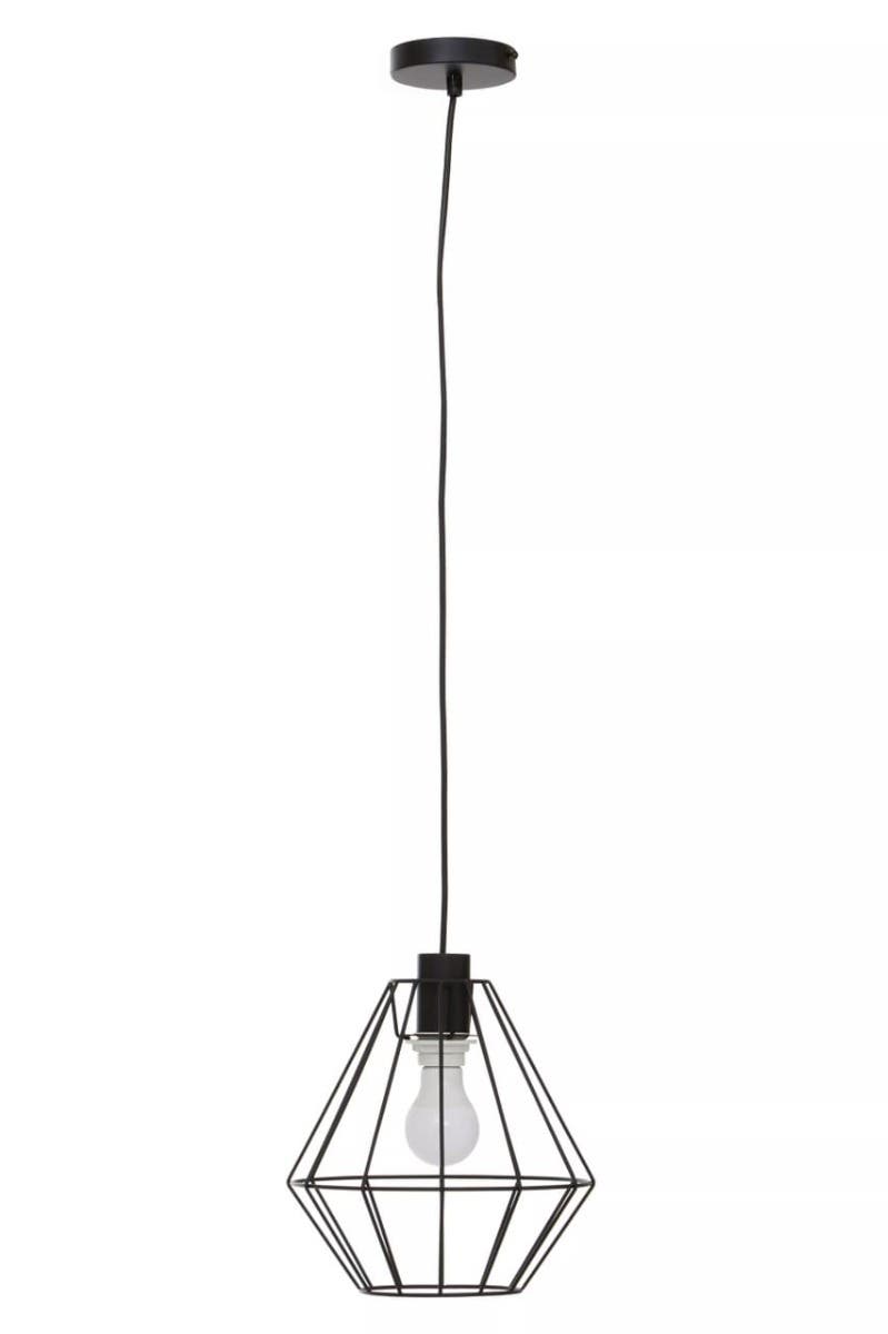 Wyra Black Cage Pendant Light