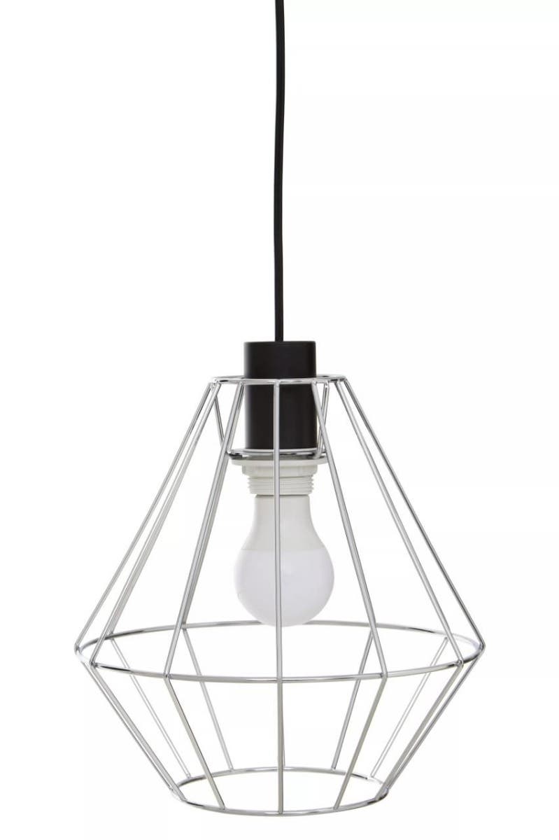 Wyra Chrome Cage Pendant Light