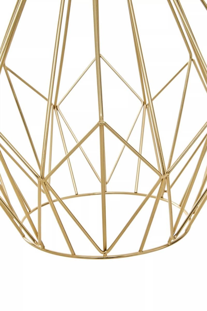 Wyra Champagne Gold Frame Pendant light