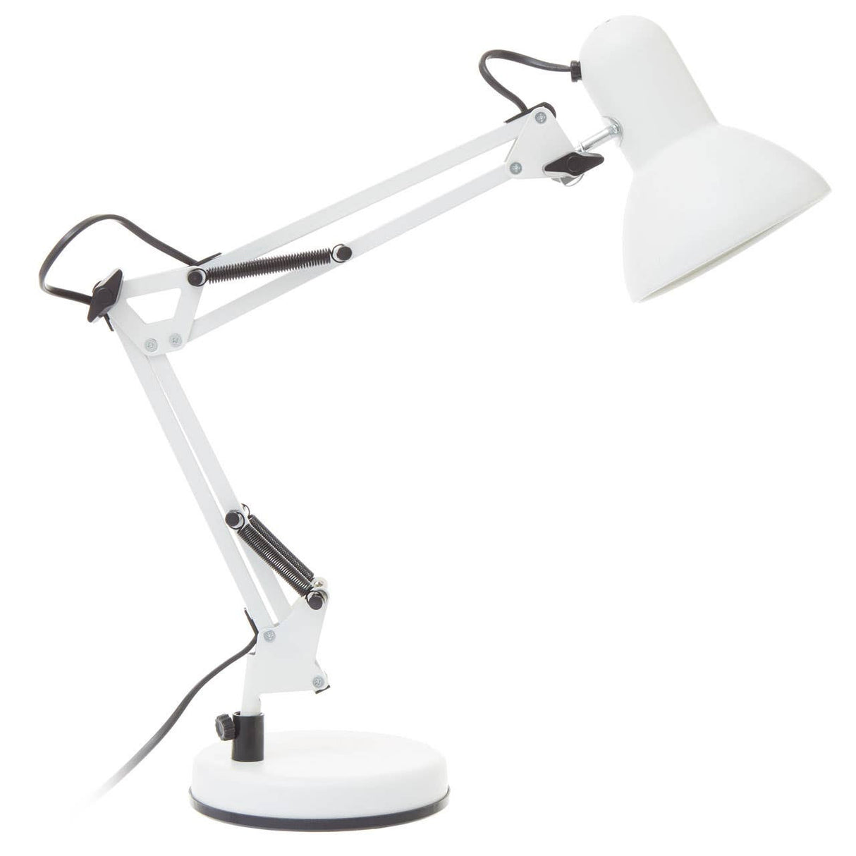 Studio Matte White Metal Lamp