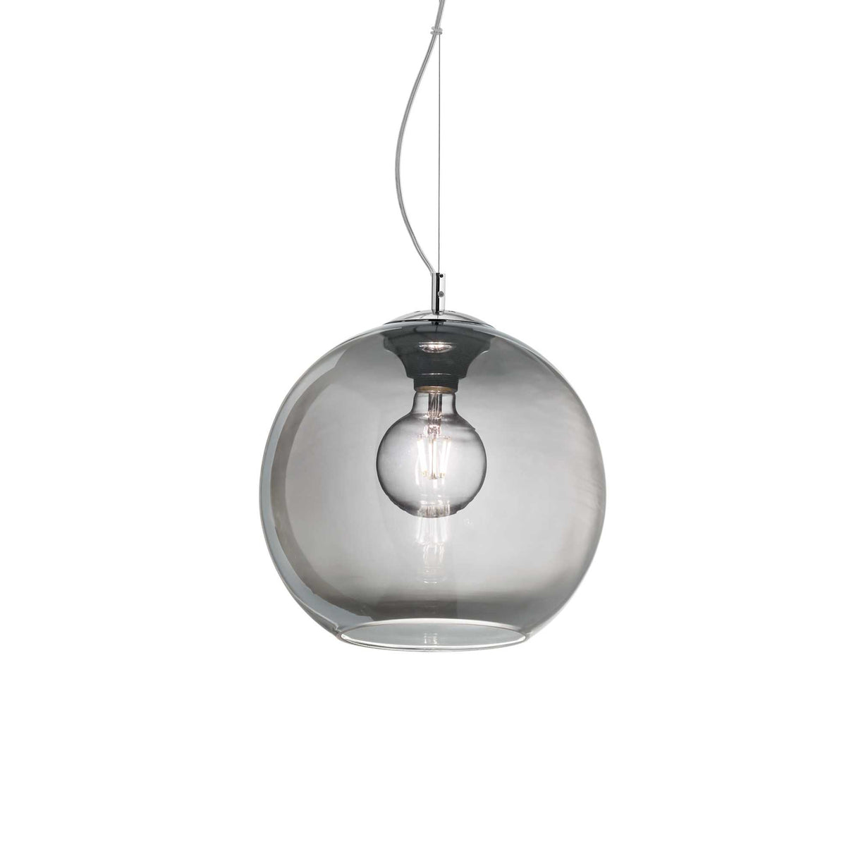 NEMO Single Bulb Smoked D20 Pendant Fixture