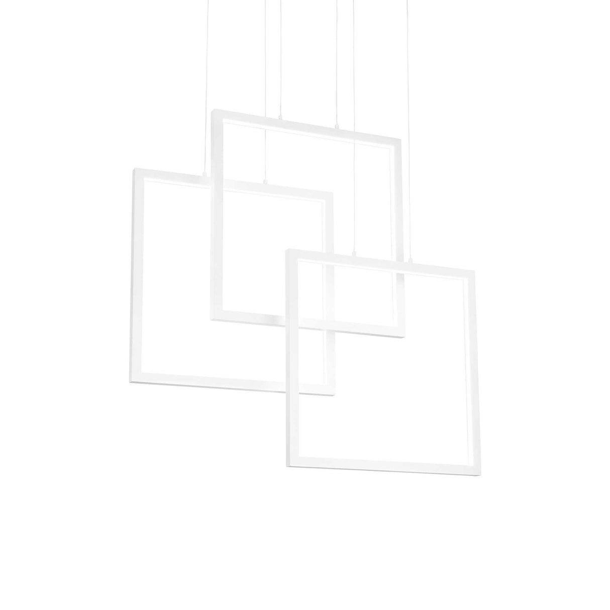 Modern Geometric White Pendant Light