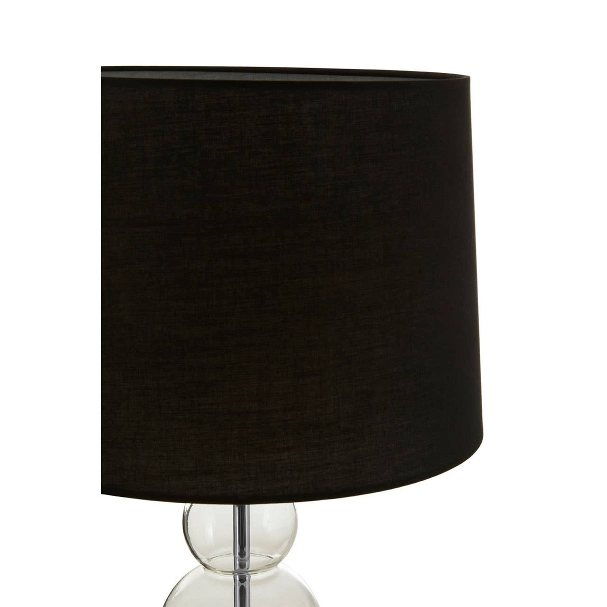 Luke Black Fabric Shade / Eu Plug Table Lamp
