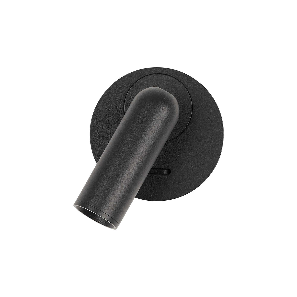 Sleek Black Circular BEAN Wall Light
