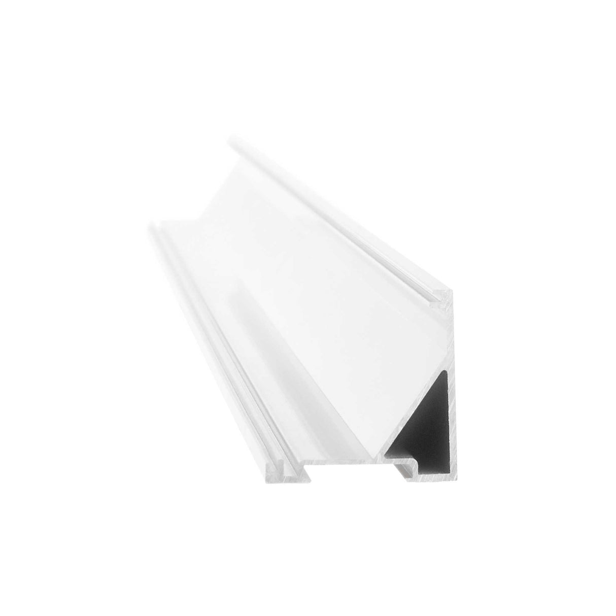 Sleek Square Slot Frame D31xD31 2000mm - Elegant White Finish