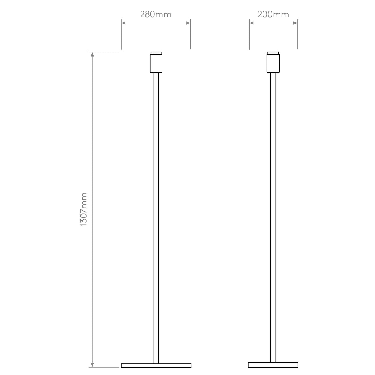 Elegant Bronze Floor Lamp - Park Lane Collection