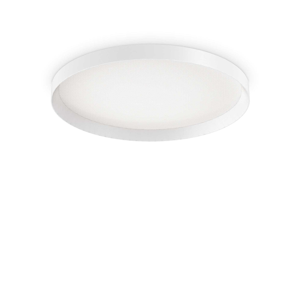 Elegant White Ceiling Flush Light - 3000K Illumination