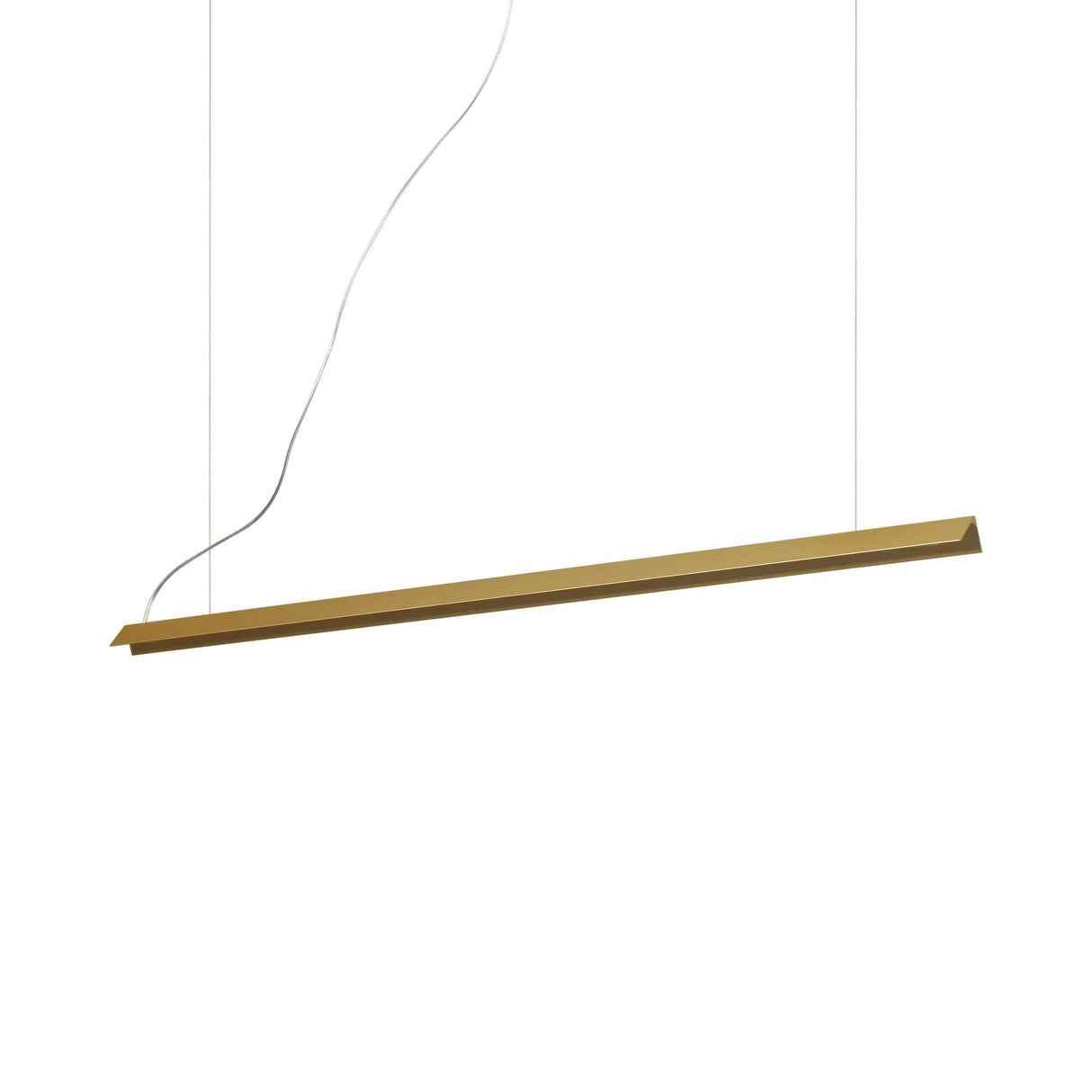 Brass Elegance V-Line Pendant Light