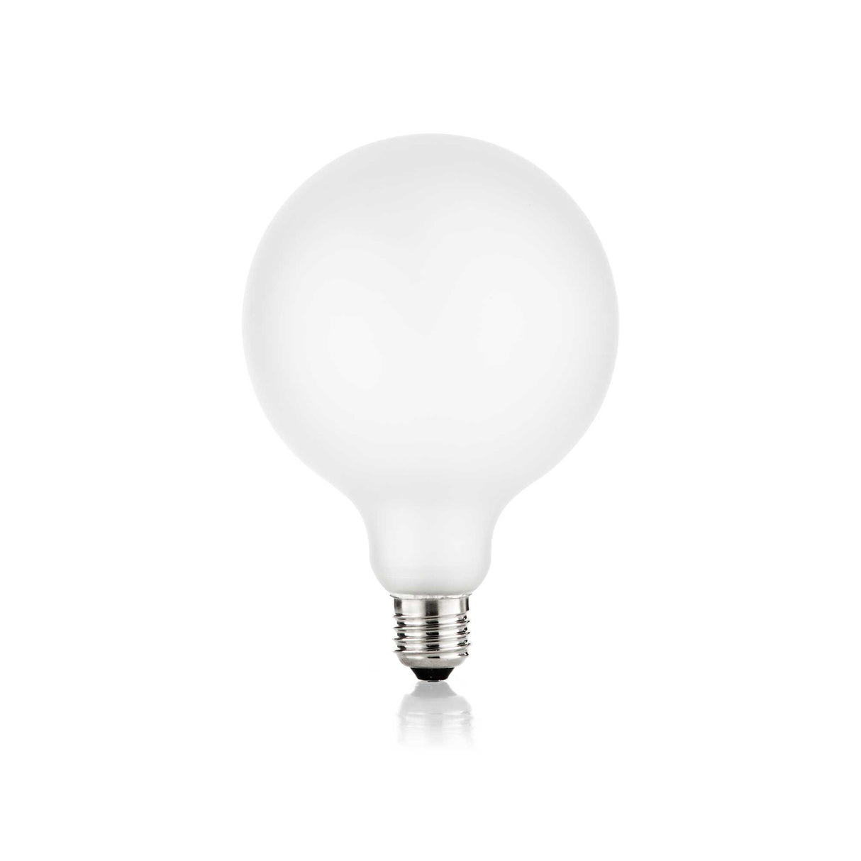 Satin Dimmable E27 Globe Bulb 125mm 8W 3000K CRI80