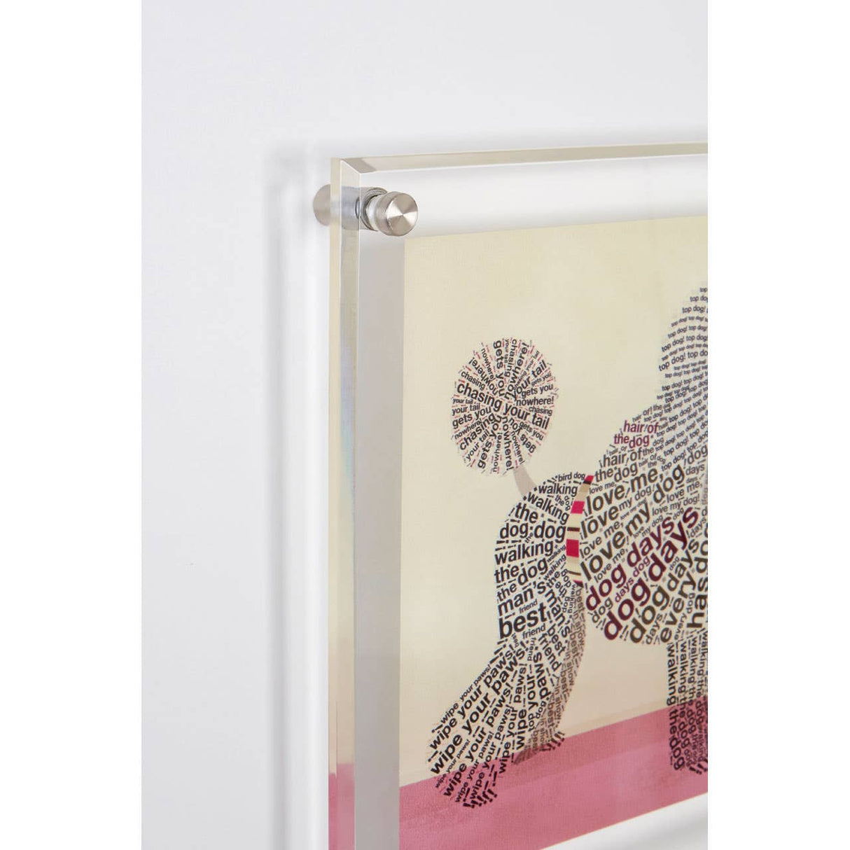 Framed Poodle Wall Art