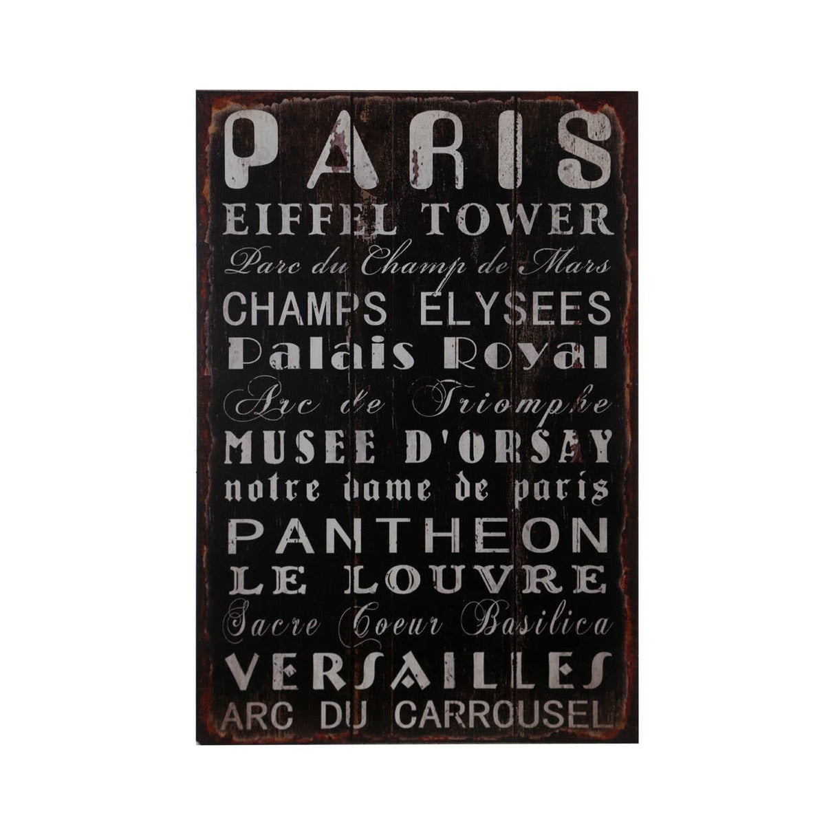 Paris Wall Plaque