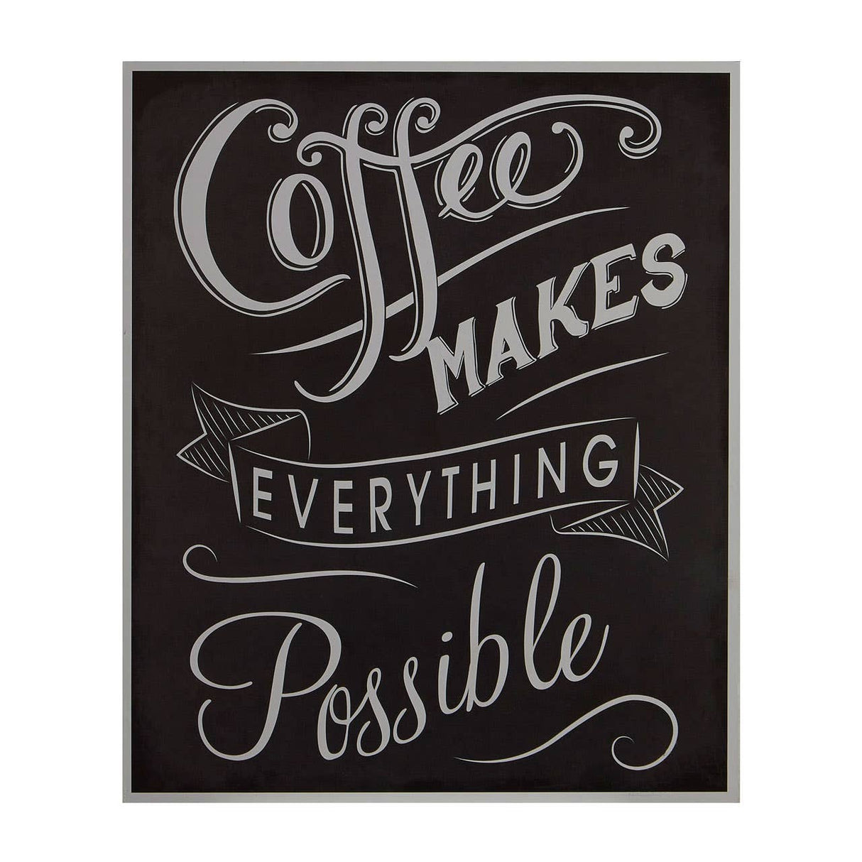 Coffee Makes Everything Wall Plaque