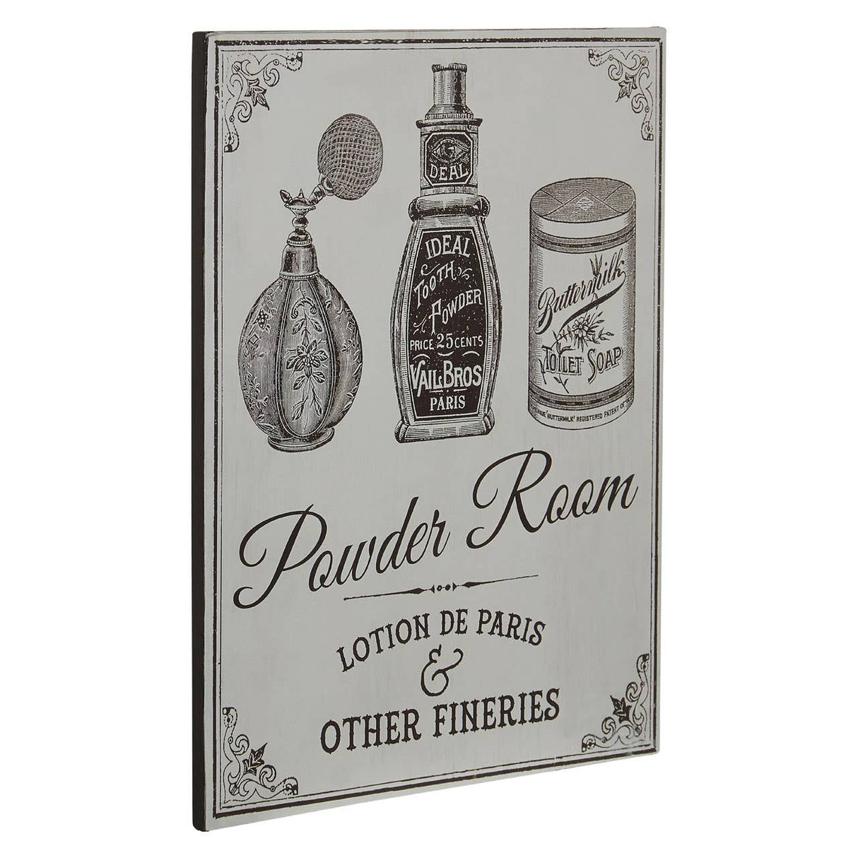 Powder Room Wall Plaque