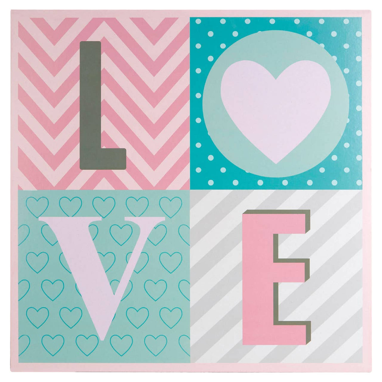 Kids Love Love Wall Plaque